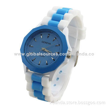 New style colorful silicone watch, 2014 best hot sale, style quantity more than100000pcs
